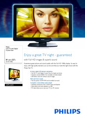 Philips 32PFL3605/60 Specifications