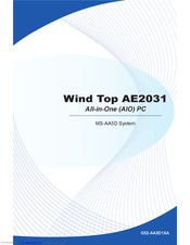 MSI Wind Top AE2031 User Manual