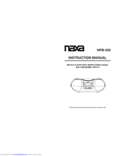 Naxa NPB-250 Instruction Manual