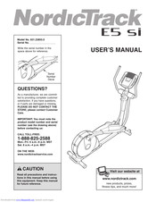 NordicTrack E5 si User Manual