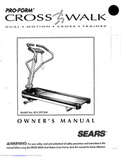 Proform 831.297304 Owner's Manual