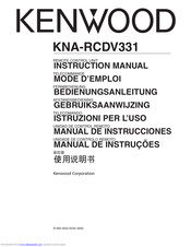 Kenwood KNA-RCDV331 Instruction Manual