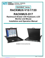 Network Technologies RACKMUX-D15 Installation And Operation Manual