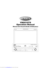 Jensen VM9510TS Operation Manual