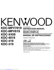 Kenwood KDGMPV7019 Instruction Manual