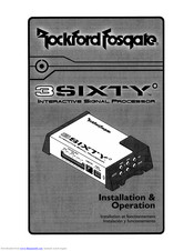 Rockford Fosgate 3Sixty Installation & Operation Manual