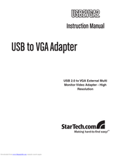 StarTech.com USB2VGA2 Instruction Manual