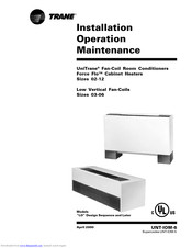 Trane UniTrane Installation Operation & Maintenance