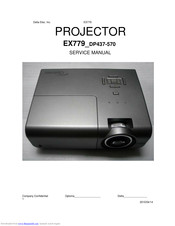 Optoma EX779 Service Manual