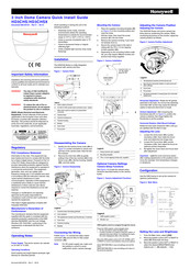 Honeywell HD3CHS Quick Install Manual