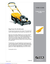 Stiga TURBO PRO 55 4S COMBI Specifications