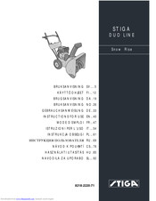 Stiga DUO LINE Instructions For Use Manual