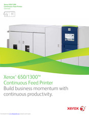 Xerox DocuPrint 1300 Overview