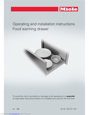 Miele ESW 6114 Operating And Installation Instructions