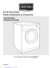 Maytag W10557651B Use & Care Manual