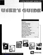 Maytag MD9706 User Manual