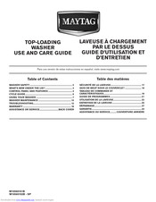Maytag W10560151B Use And Care Manual