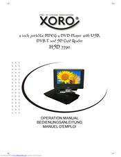 Xoro HSD 7790 Operation Manual