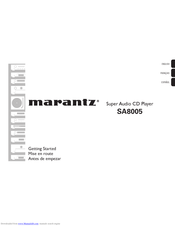 Marantz SA8005 Getting Started Manual