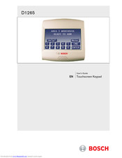 Bosch D1265 User Manual