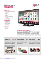 LG 60LN5600 Specifications
