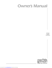 Mark Levinson N 360 Owner's Manual