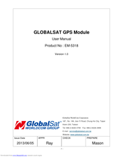Globalsat EM-5318 User Manual