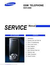 Samsung SGH-U600 Service Manual