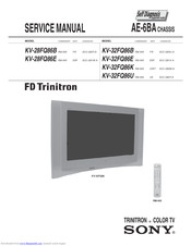 Sony FD Trinitron WEGA KV-32FQ86B Service Manual