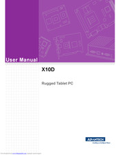 Advantech X10D User Manual