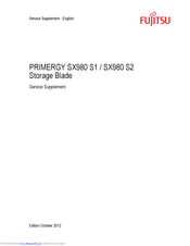 Fujitsu PRIMERGY SX980 S1 Service Supplement Manual