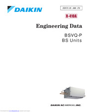Daikin BSVQ-P Engineering Data