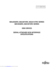 Fujitsu MAU3073RC SERIES Technical Manual