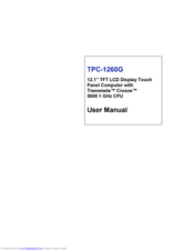 Advantech TPC-1260GX-A1 User Manual
