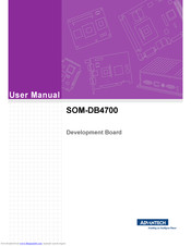 Advantech SOM-DB4700 User Manual