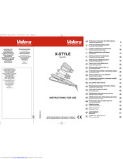 VALERA X-Style 645 Instructions For Use Manual