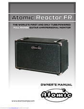 Atomic Reactor FR Owner's Manual
