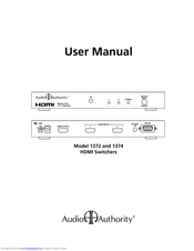 Audio Authority 1372 User Manual