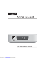 Ayre QB-9DSD Owner's Manual