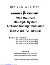 Heat Controller Energy Knight B/A-HMC18AS Service Manual