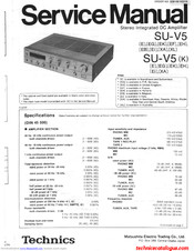 Technics SU-V5 Service Manual