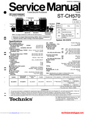 Technics ST-CH570 Service Manual