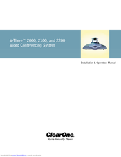 ClearOne V-There 2000 Installation & Operation Manual
