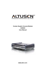 Altusen KA9233 User Manual