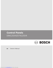 Bosch D9412GV4 Owner's Manual