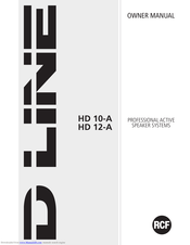 D Line HD 10-A Owner's Manual