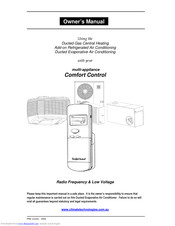 Climate Technology Add-on Refrigerated Air Conditioning Owner's Manual