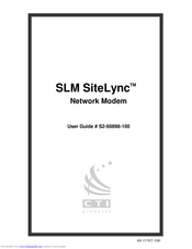 CTI Products SLM SiteLync User Manual