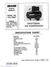 Sears 919.176951 Parts Manual