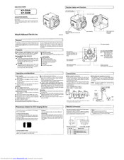 Hitachi KP-D20A Operation Manual